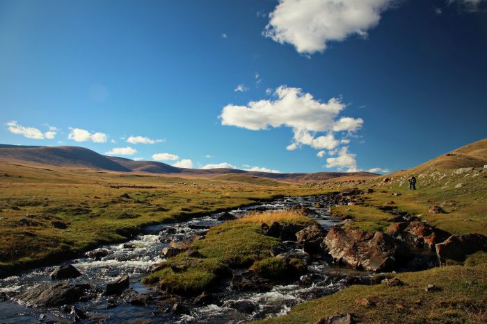 Mongolei Reise Fluss